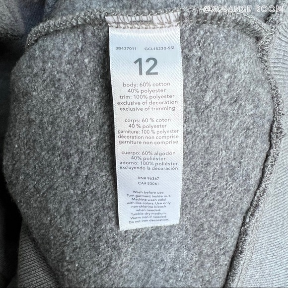 OshKosh B’gosh Crewneck Sweater Kids Size 12 - Picture 9 of 11